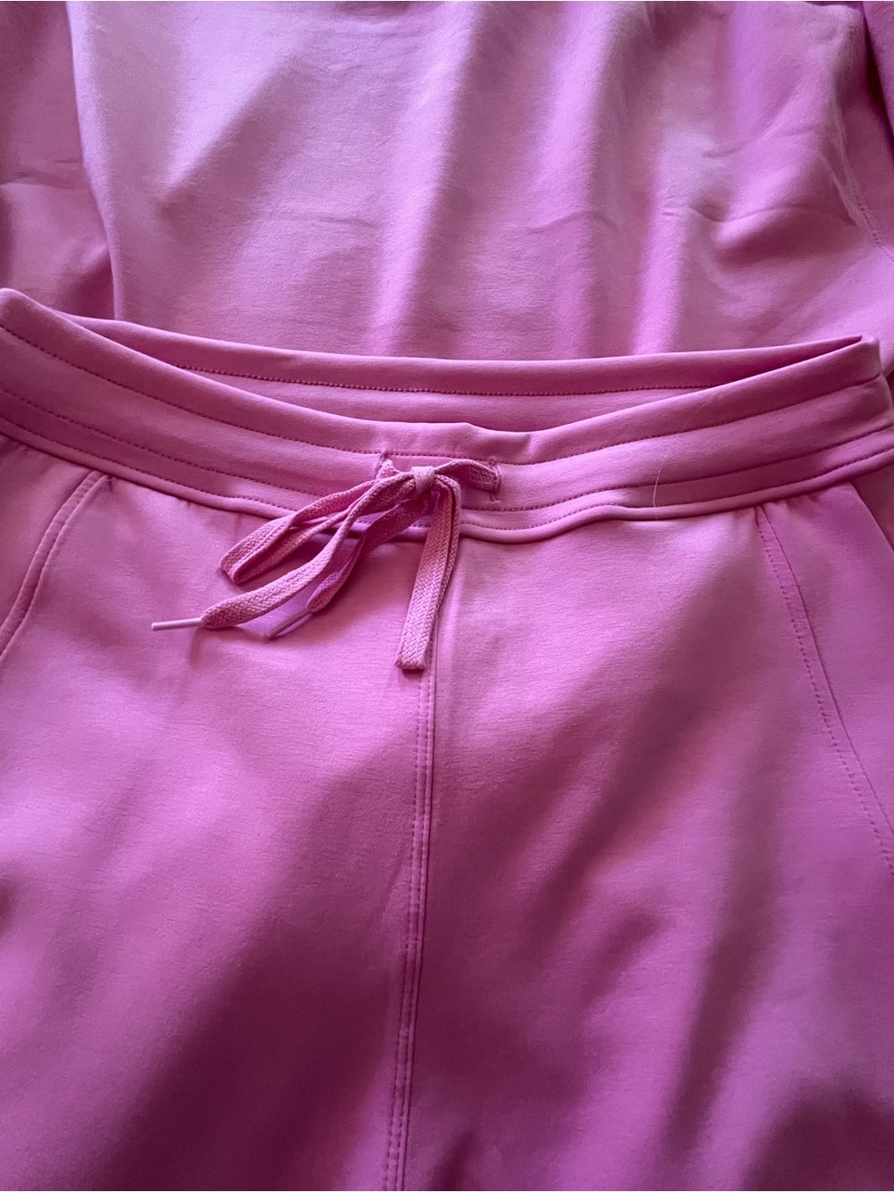 Women’s ZENANA sweatsuit set bubblegum pink - Picture 5 of 8